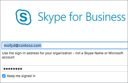 skype for business launch on startup mac